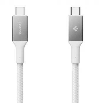 Spigen Essential cavo USB-C a USB-C 100W 1m bianco