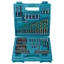 Makita B-49373 set di punte per trapano e inserti per avvitatore da 75 pezzi con valigetta in plastica