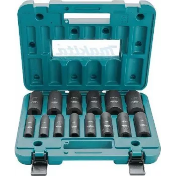Makita B-52308 set di bussole a impatto 14 pezzi attacco 1/2