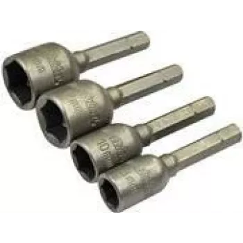 Makita B-57554 set di bussole, 4 pezzi, 8/10/12/13 mm