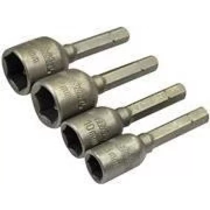 Makita B-57554 set di bussole, 4 pezzi, 8/10/12/13 mm