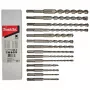 Makita set di punte per martello SDS-PLUS 14 pezzi (5-14 mm) in valigetta in plastica D-71956