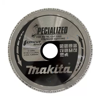 Makita Specialized EFFICUT lama per sega circolare per legno e metallo, 185 mm, 60 denti