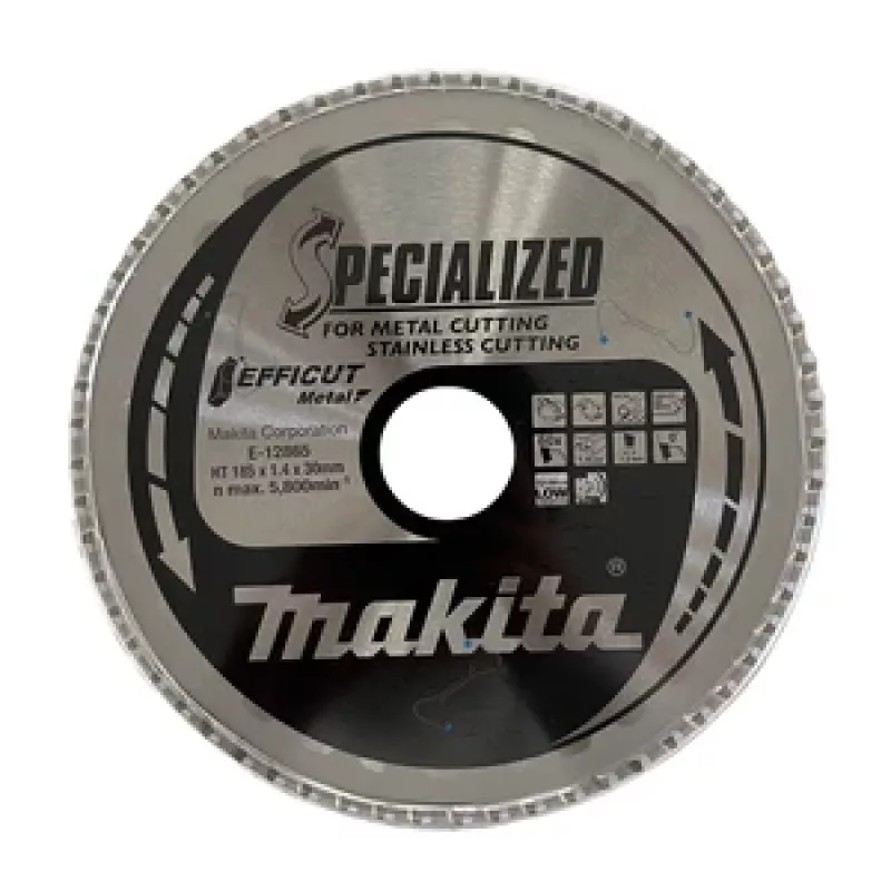 Makita Specialized EFFICUT lama per sega circolare per legno e metallo, 185 mm, 60 denti