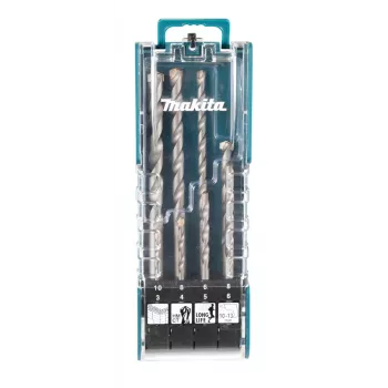 Makita E-15861 set di punte per martello SDS-Plus 8 pezzi, con placchetta in metallo duro