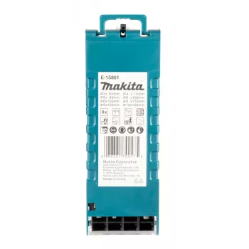 Makita E-15861 set di punte per martello SDS-Plus 8 pezzi, con placchetta in metallo duro