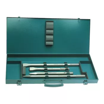 Makita set di punte e scalpelli piatto, a punta 4 pezzi 24 mm SDS-Max lunghezza 280 mm, 400 mm per Makita DHR243, DHR243