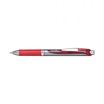 Pentel EnerGel BL80-BX penna gel retrattile 0.5mm punta ago inchiostro rosso