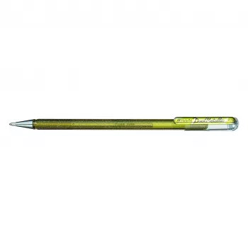 Pentel Hybrid Dual Metallic penna gel - oro - 1,0 mm - con cappuccio
