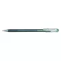 Pentel Hybrid Dual Metallic penna gel - argento metallizzato - 1.0 mm - con cappuccio