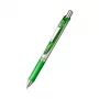 Pentel EnerGel Xm penna gel retrattile - verde - 0.35 mm - dettagli argento