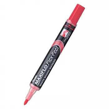Pentel Maxiflo Flex-Feel pennarello per lavagna bianca MWL5SBF-BX rosso