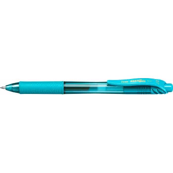 Pentel EnerGel X penna gel retrattile - turchese - 0,7 mm - punta media - ambidestra
