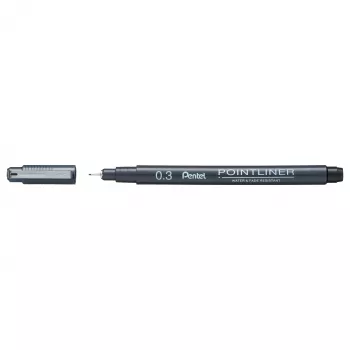 Pentel Pointliner fineliner nero 0,3 mm