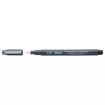 Pentel Pointliner fineliner nero 0,8 mm