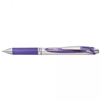 Pentel Energel BL77 penna gel retrattile - viola - 0,7 mm - inchiostro a base d'acqua