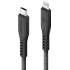 ENERGEA Flow Cavo USB-C a Lightning 1,5m nero 60W 3A PD ricarica rapida certificato MFi
