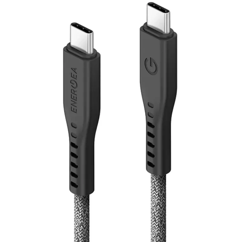 ENERGEA Flow Cavo USB-C a USB-C 1,5m nero 240W 5A PD ricarica rapida