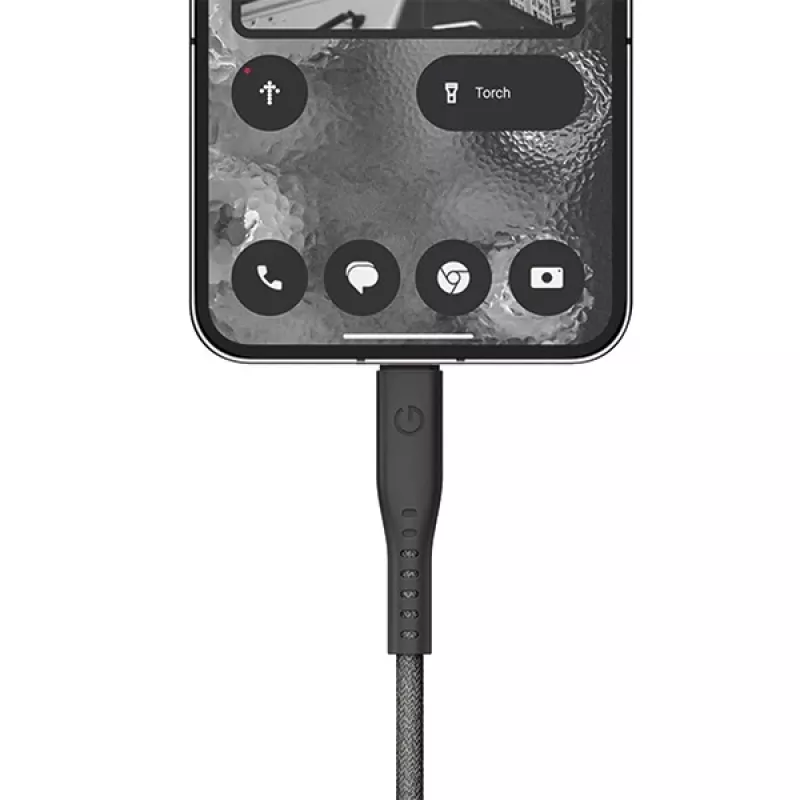 ENERGEA Flow Cavo USB-C a USB-C 1,5m nero 240W 5A PD ricarica rapida