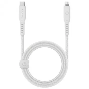 ENERGEA Flow Cavo USB-C a Lightning 1,5m bianco 60W 3A PD ricarica rapida MFi