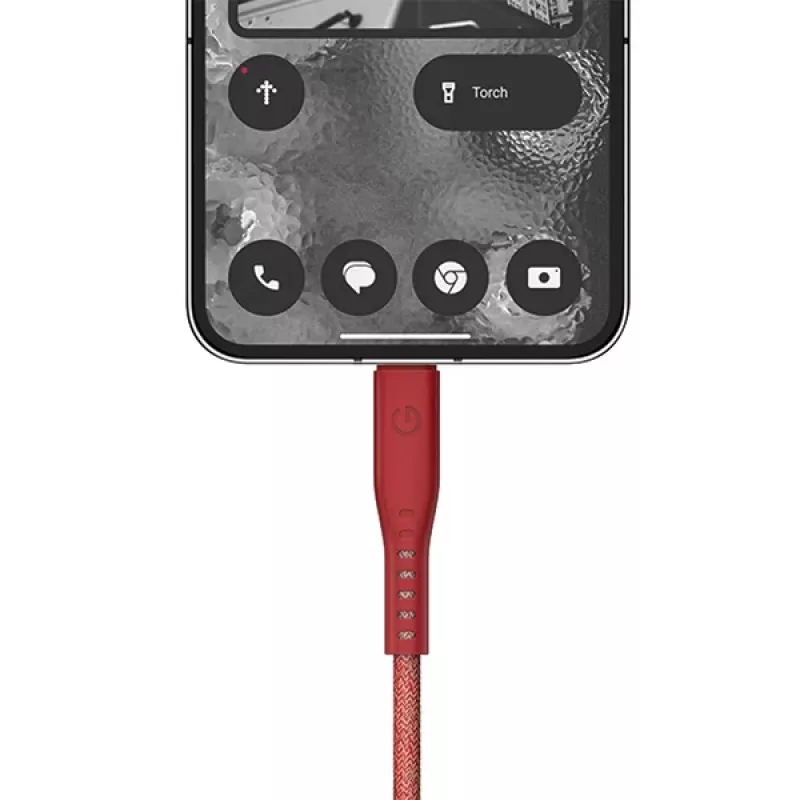 ENERGEA Flow Cavo USB-C a USB-C 1,5m rosso 240W 5A PD ricarica rapida