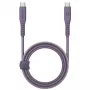 ENERGEA Flow Cavo USB-C a USB-C 1,5m viola 240W 5A PD ricarica rapida