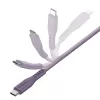 ENERGEA Flow Cavo USB-C a USB-C 1,5m viola 240W 5A PD ricarica rapida