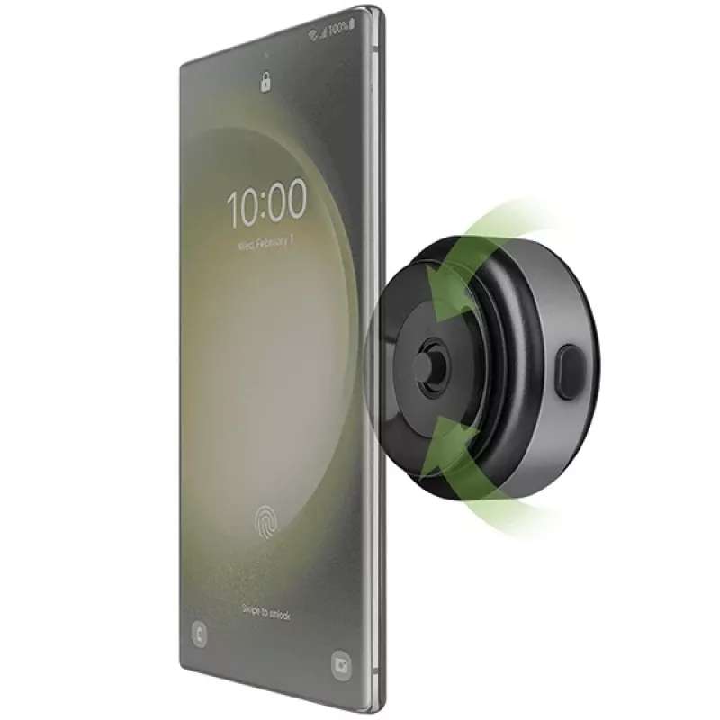 ENERGEA Supporto auto universale a induzione AirLock per cruscotto/bocchetta d'aria nero