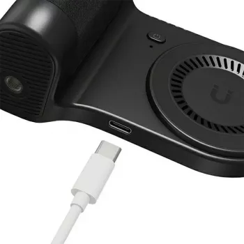 ENERGEA MagCam Grip PG-MCG5K-BLK Impugnatura magnetica per telefono con powerbank 5000mAh, nero