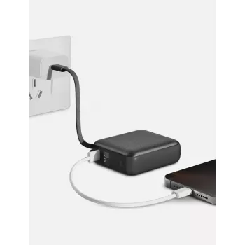 Energea Integra Mini 10000mAh Power Bank USB-C PD 35W grigio