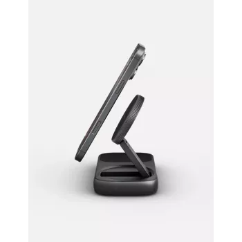ENERGEA WiDock Plus 7-in-1 USB-C 3.1 docking station con ricarica wireless Qi2, Graphite