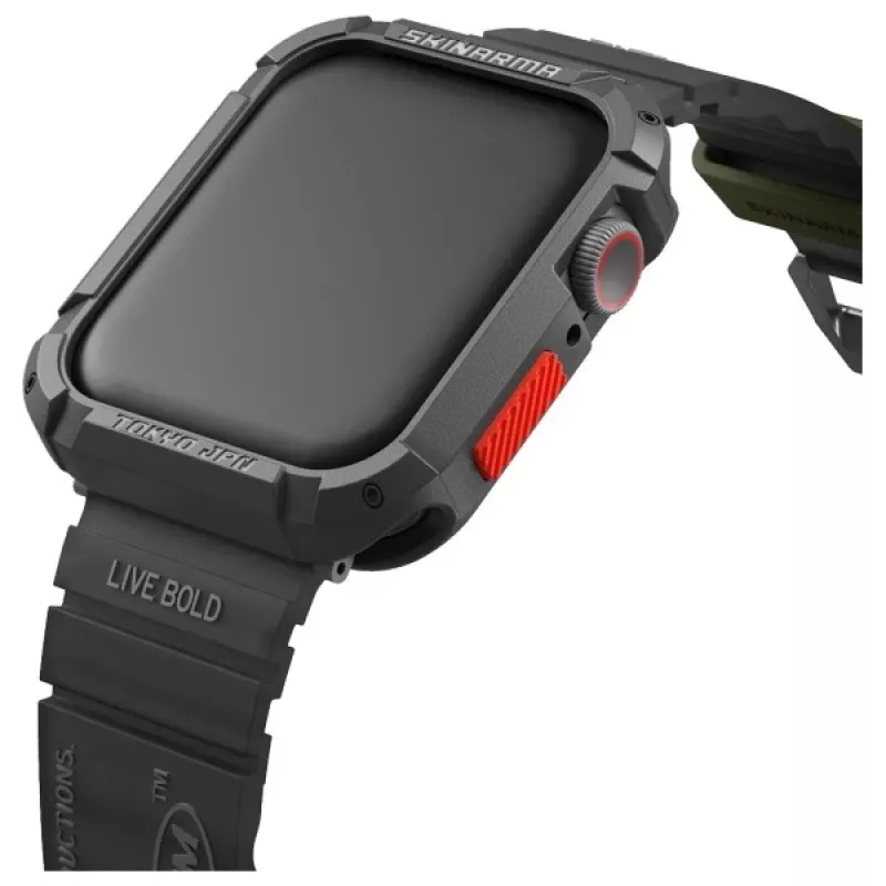 Skinarma Shokku cinturino per Apple Watch 45/44/42mm nero