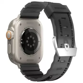 SKINARMA Shokku cinturino per Apple Watch 49/46/45/44mm - Smoke