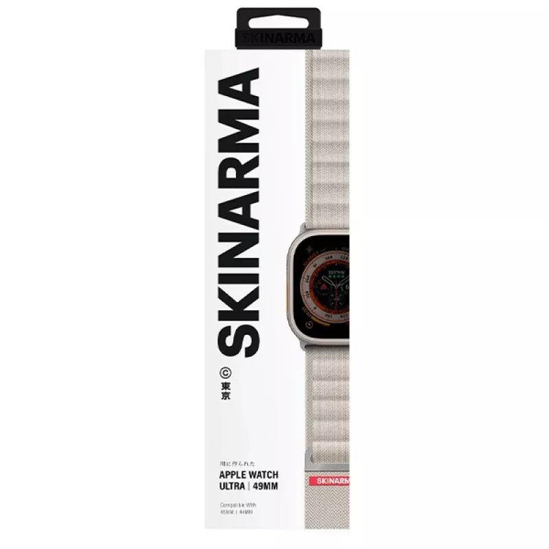 Skinarma Kobu cinturino per Apple Watch 49/46/45/44mm Ivory