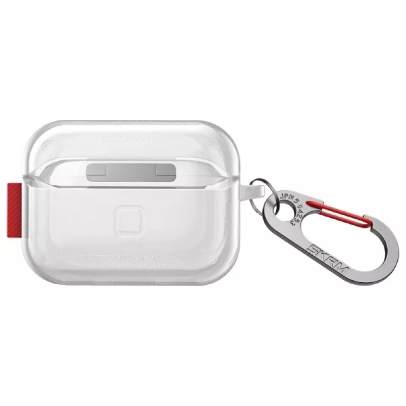 SKINARMA Saido Custodia protettiva per Apple AirPods Pro 2ª generazione, trasparente