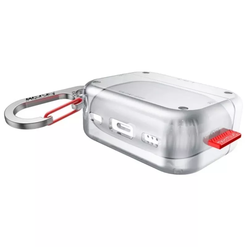 SKINARMA Saido Custodia protettiva per Apple AirPods Pro 2ª generazione, trasparente