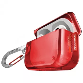 SKINARMA Saido Custodia protettiva per AirPods Pro 2ª generazione - rosso