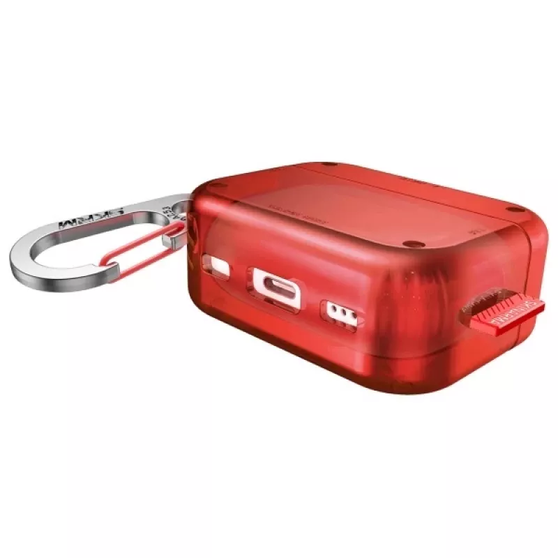 SKINARMA Saido Custodia protettiva per AirPods Pro 2ª generazione - rosso