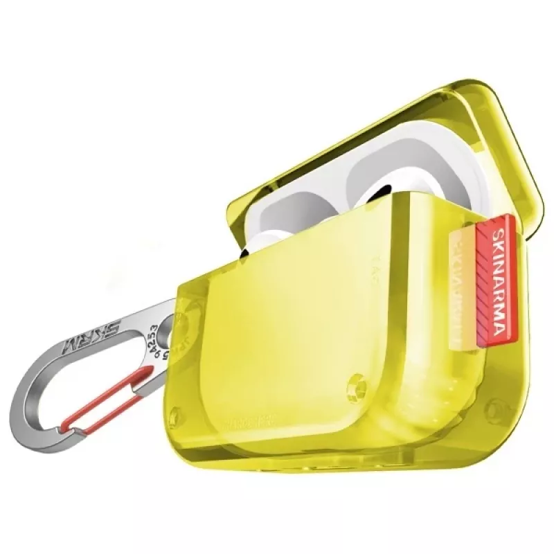 SKINARMA Saido Custodia protettiva per Apple AirPods Pro 2 - giallo