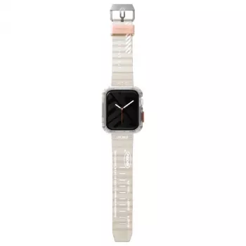 SKINARMA Shokku Cinturino in silicone per Apple Watch 45/44/42mm beige
