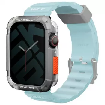 Skinarma Shokku Cinturino per Apple Watch 45/44/42mm blu