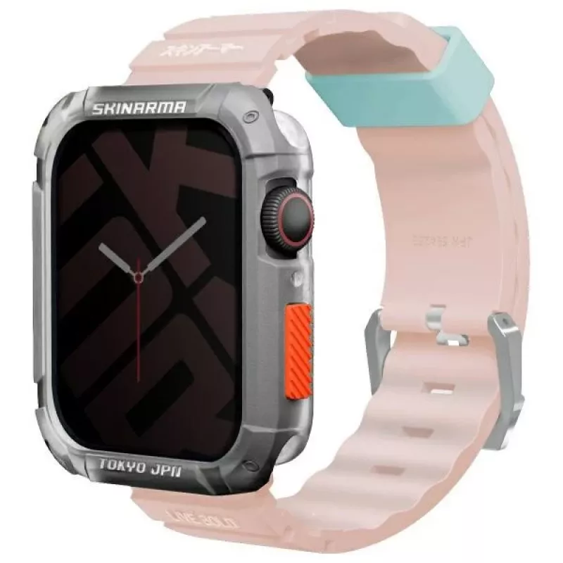 Skinarma Shokku Cinturino per Apple Watch 45/44/42mm rosa chiaro