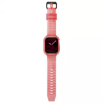 Skinarma Saido Cinturino e custodia protettiva 2-in-1 per Apple Watch 45/44mm rosso