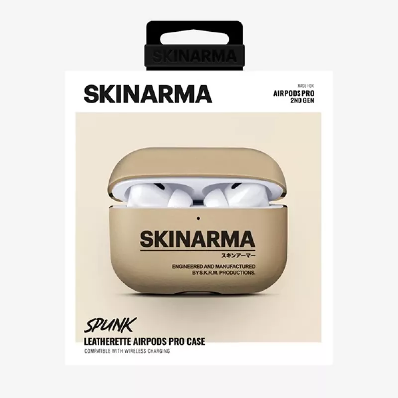SKINARMA Spunk Custodia protettiva per AirPods Pro 2ª generazione - avorio
