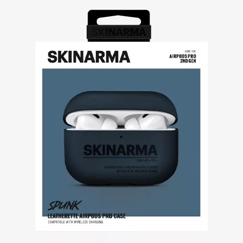 SKINARMA Spunk Custodia per AirPods Pro 2ª generazione - blu