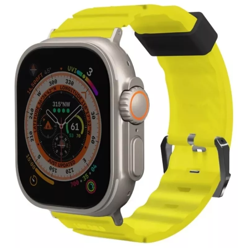 SKINARMA Shokku Cinturino per Apple Watch 49/45/44mm giallo elettrico
