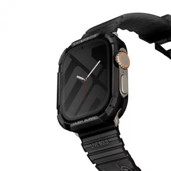 SKINARMA Kurono Custodia per Apple Watch Ultra 49mm - nero