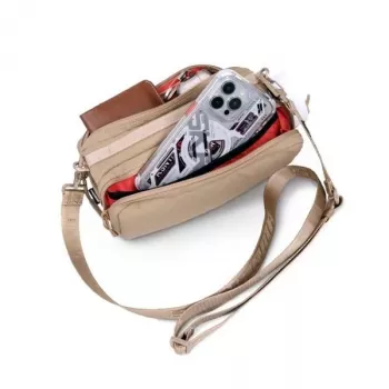 SKINARMA Juno Borsa a tracolla per telefono Khaki - Organizer in nylon premium