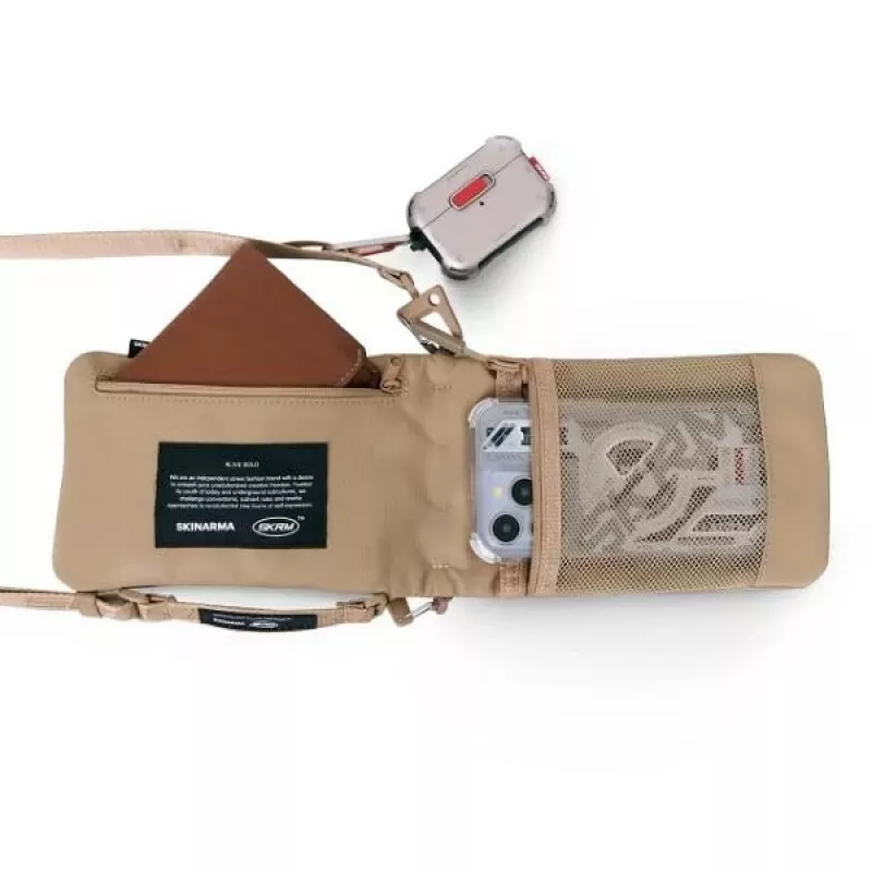 SKINARMA Juno Borsa a tracolla per telefono Khaki