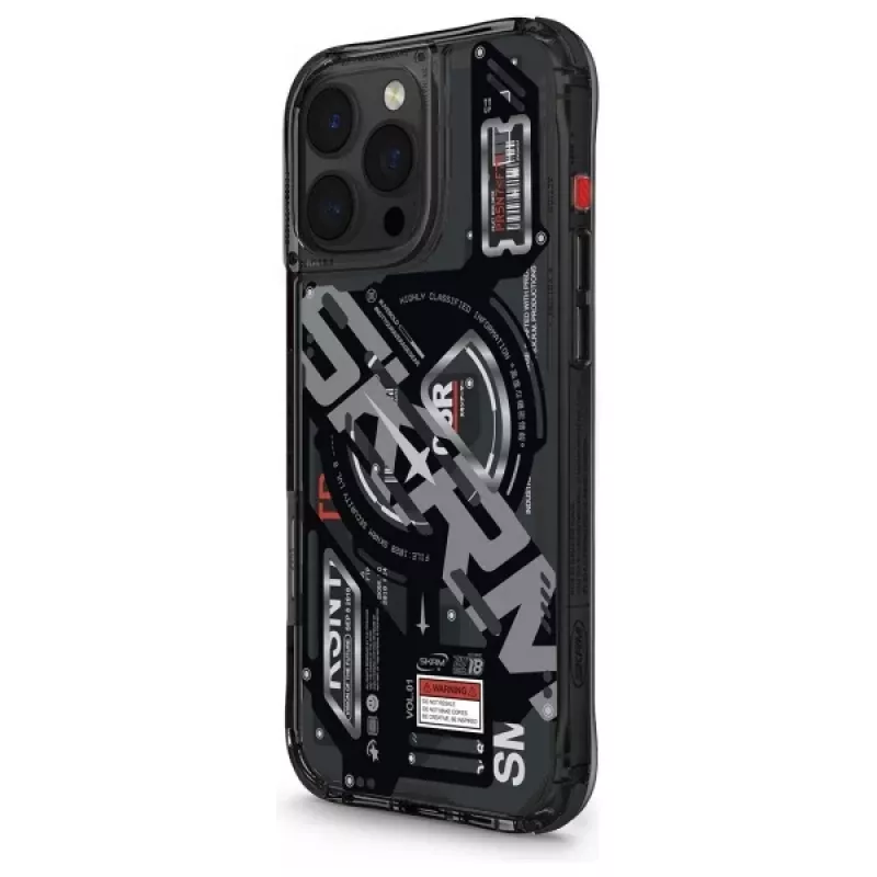 Skinarma Ekho Case per iPhone 16 Pro 6,3 inch ricarica magnetica nero